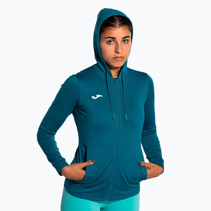Dámská tenisová mikina Joma Sculpture II Zip-Up Hoodie green 6