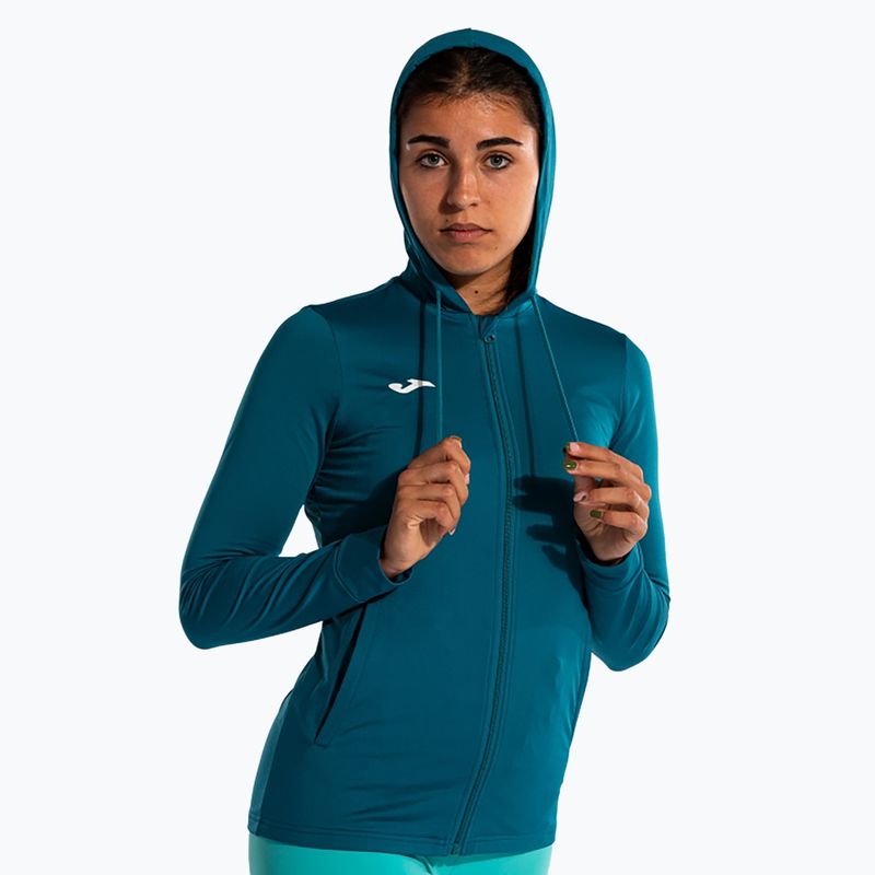 Dámská tenisová mikina Joma Sculpture II Zip-Up Hoodie green 7
