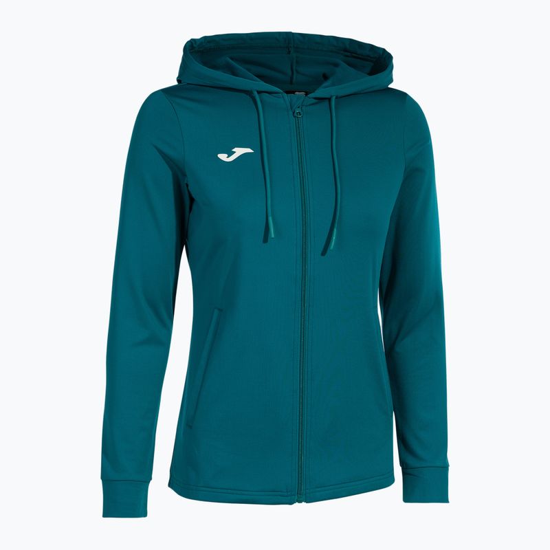 Dámská tenisová mikina Joma Sculpture II Zip-Up Hoodie green 9