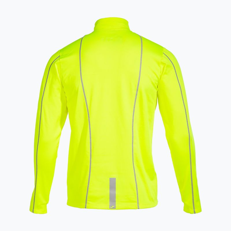 Pánská běžecká mikina Joma R-Trail Nature fluor yellow 2