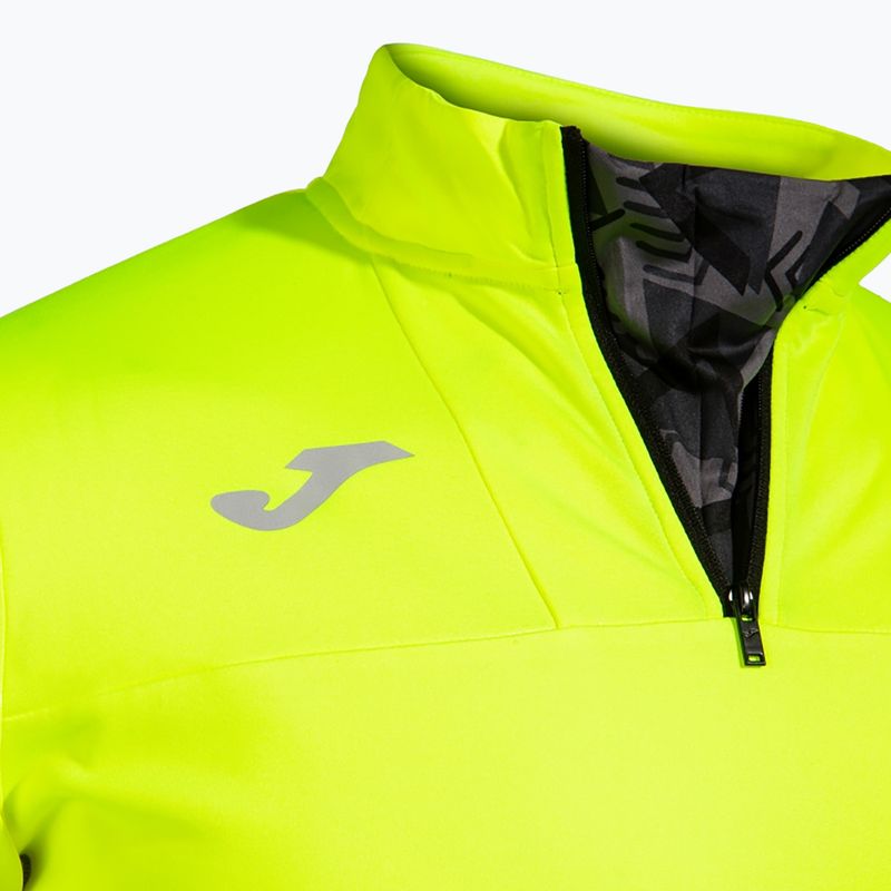 Pánská běžecká mikina Joma R-Trail Nature fluor yellow 4