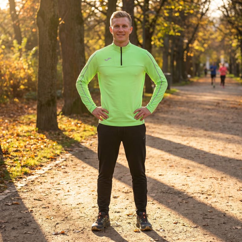 Pánská běžecká mikina Joma R-Trail Nature green 14