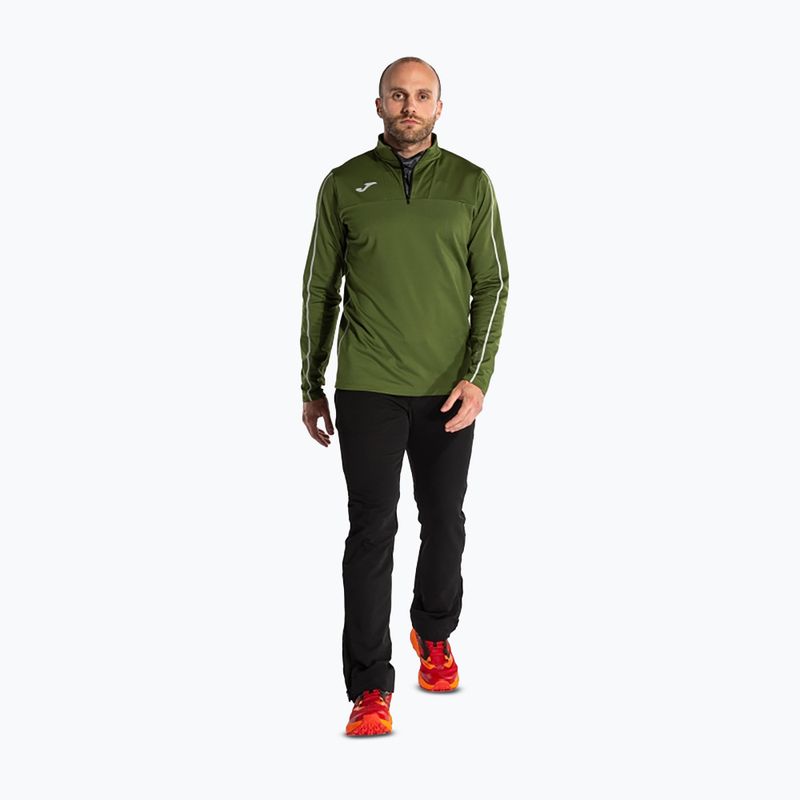 Pánská běžecká mikina Joma R-Trail Nature khaki  2