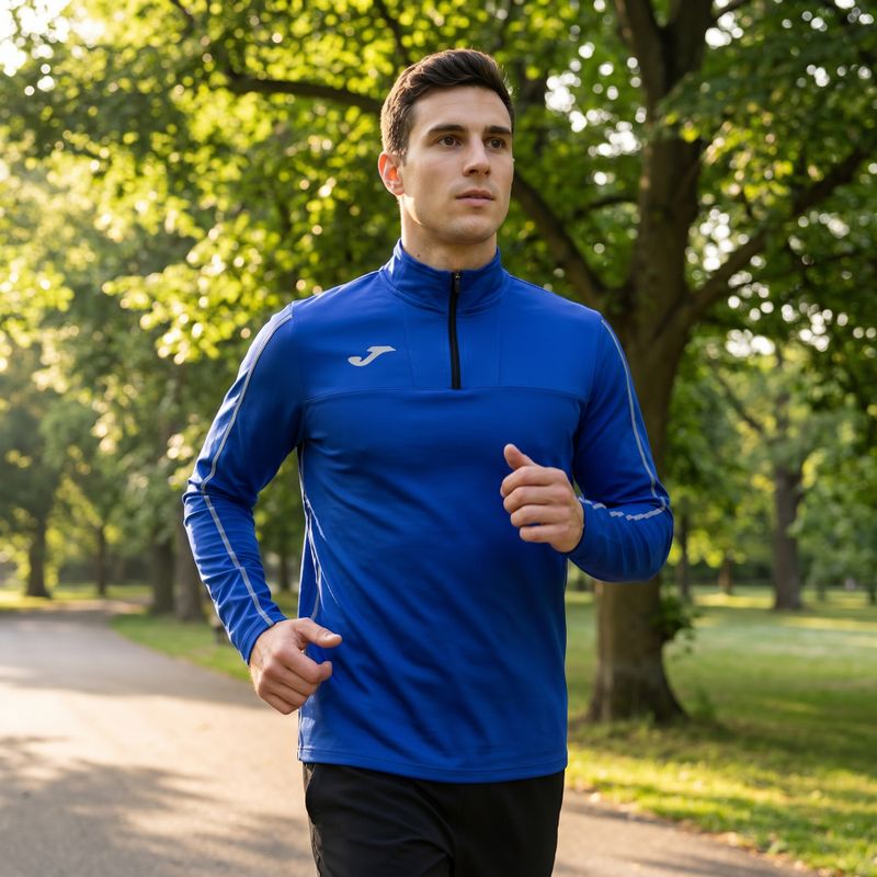 Pánská běžecká mikina Joma R-Trail Nature navy blue 103172 10