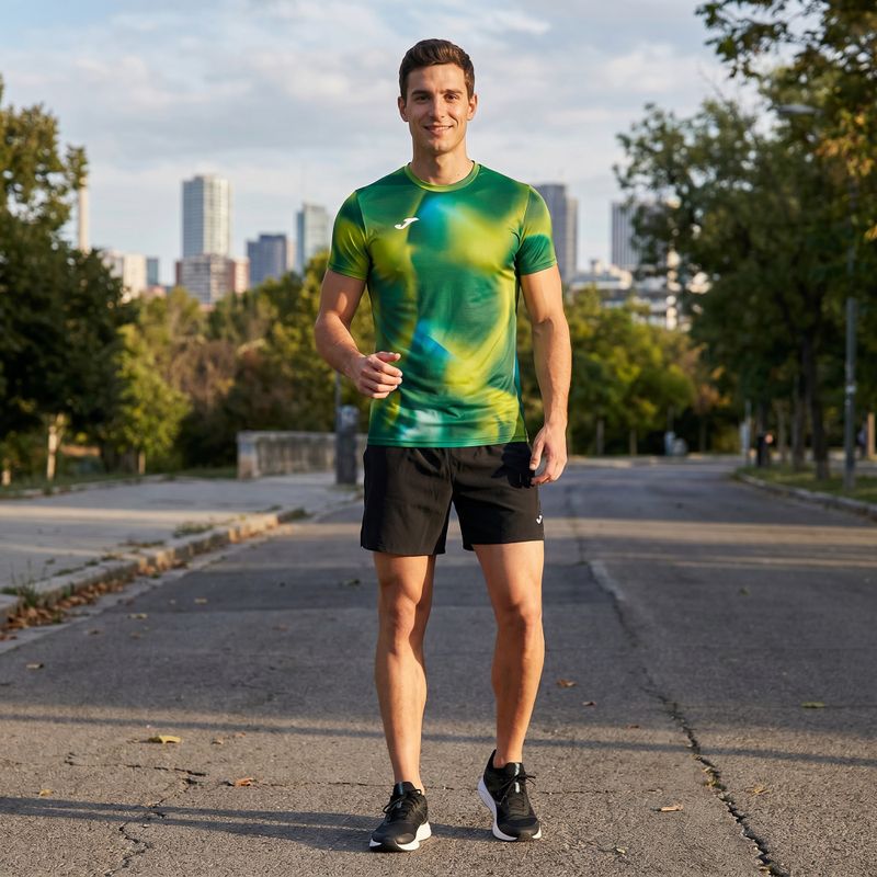 Pánské běžecké tričko Joma R-Trail Nature green 8