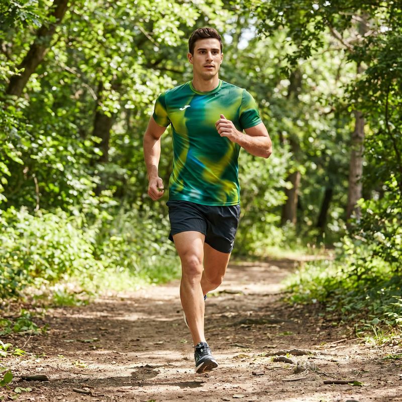 Pánské běžecké tričko Joma R-Trail Nature green 9