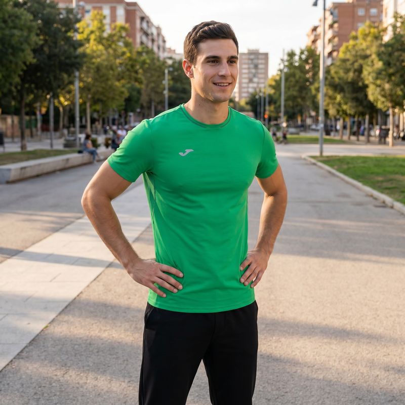 Pánské běžecké tričko Joma R-City zelené 103171.425 5