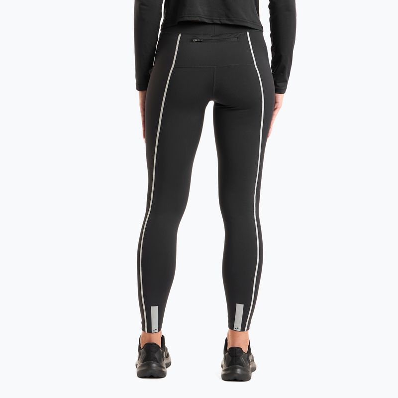 Pánské běžecké legíny Joma R-Night Long Tights černé 103176 2