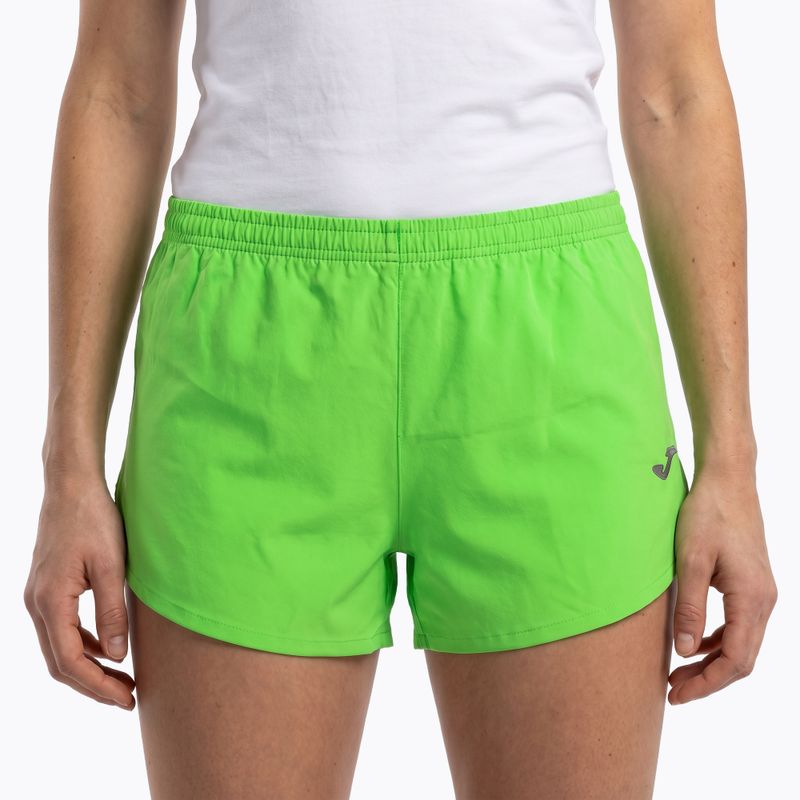 Běžecké šortky Joma Olimpia fluor green 4