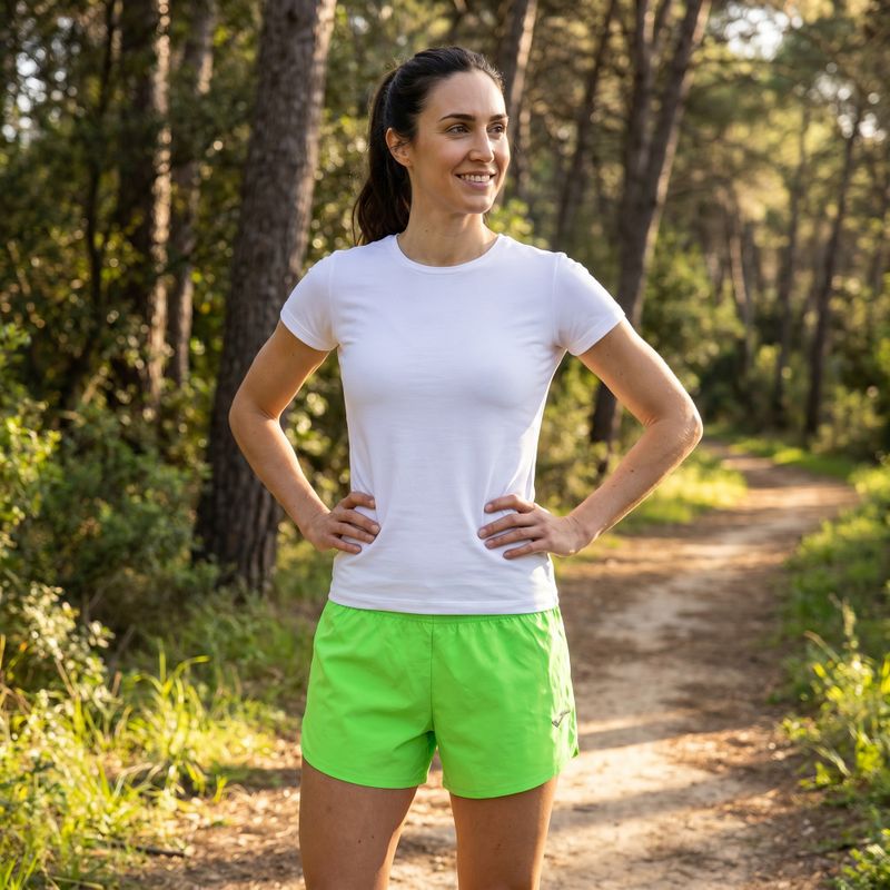 Běžecké šortky Joma Olimpia fluor green 10