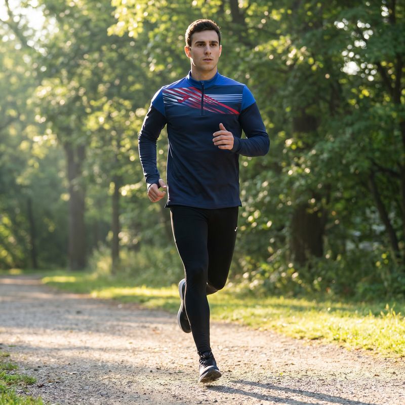 Pánská běžecká mikina Joma Elite X navy blue 901810.337 11