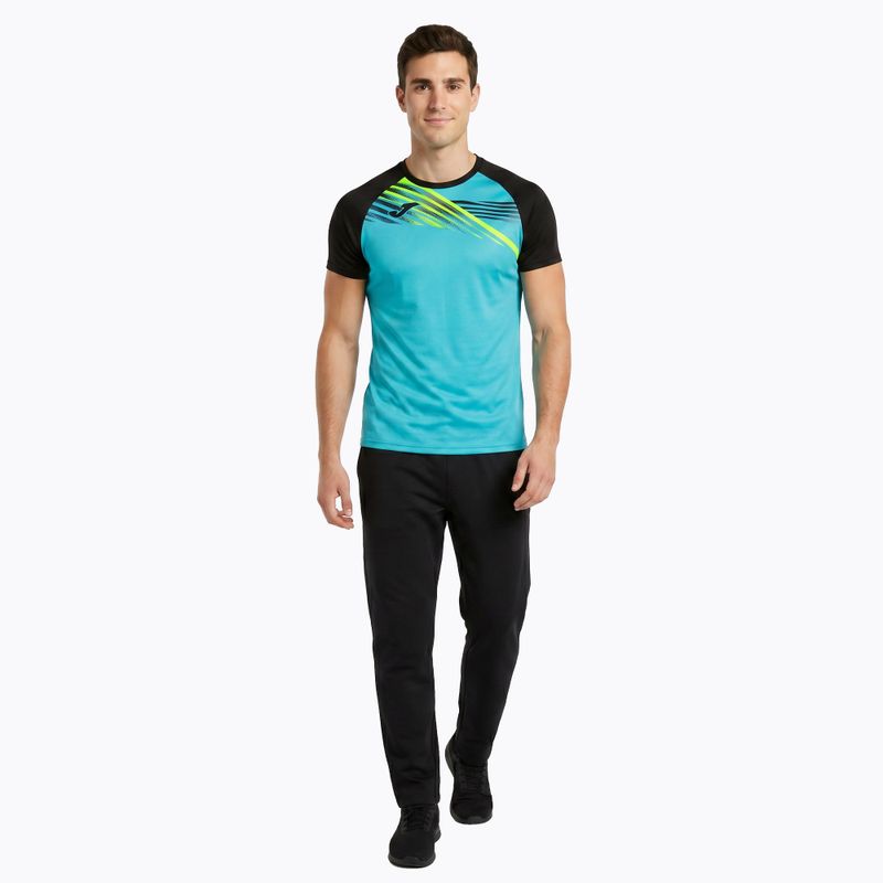 Pánské běžecké tričko Joma Elite X tyrkysové 103101.011 2