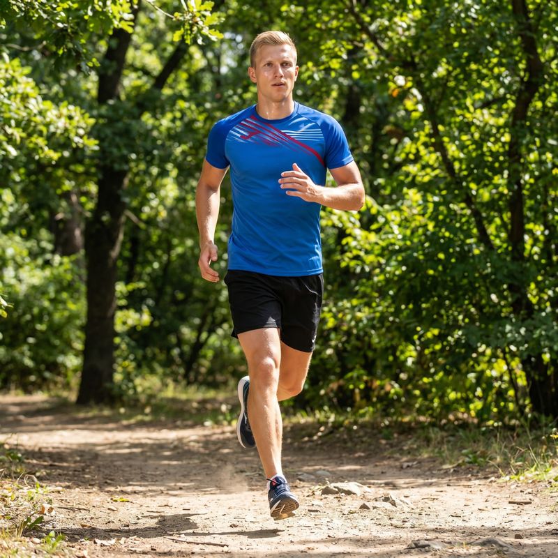 Pánské běžecké tričko Joma Elite X modré 103101.700 8