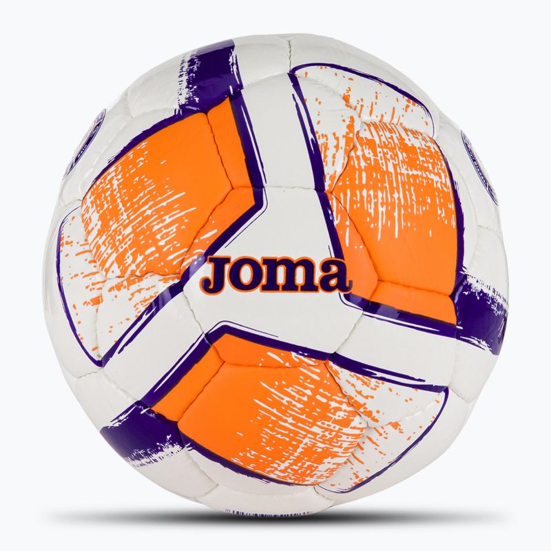 Fotbalový míč Joma Dali II white/fluor orange/purple rvelikost 3