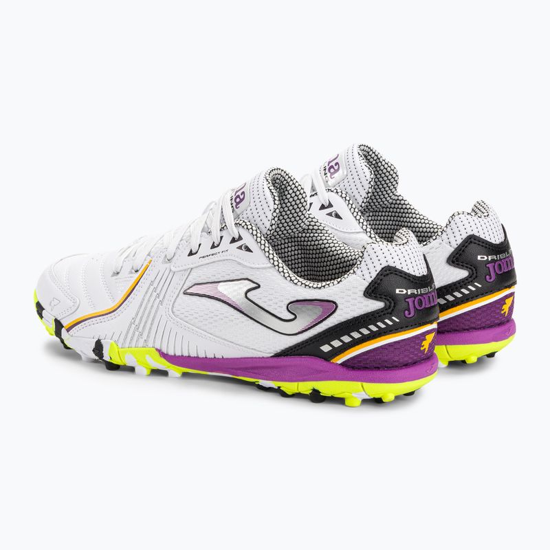 Pánské fotbalové boty Joma Dribling TF white/black 4