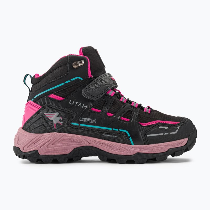 Dětské trekové boty Joma J.Utah Jr 2331 black/fuchsia 2