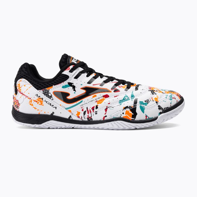 Pánské fotbalové boty Joma Maxima IN white/orange/red 2