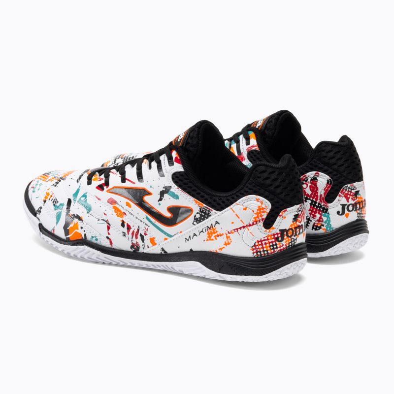 Pánské fotbalové boty Joma Maxima IN white/orange/red 4