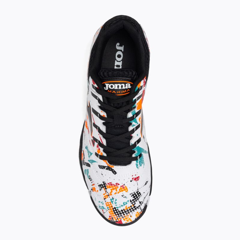 Pánské fotbalové boty Joma Maxima IN white/orange/red 7