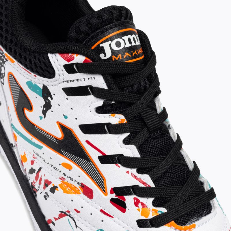 Pánské fotbalové boty Joma Maxima IN white/orange/red 9