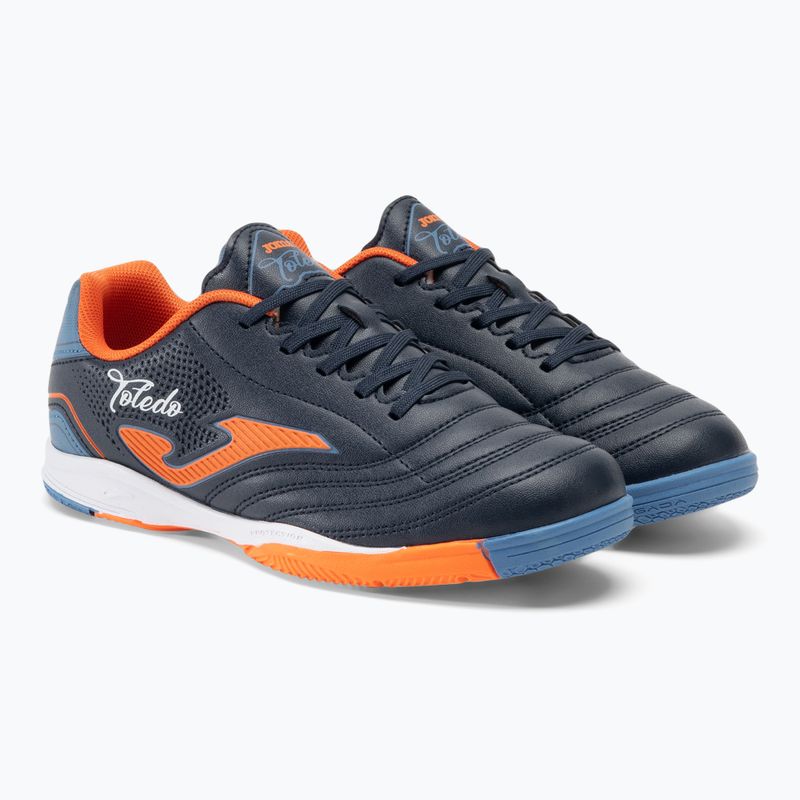 Dětské kopačky Joma Toledo Jr IN navy/orange 4