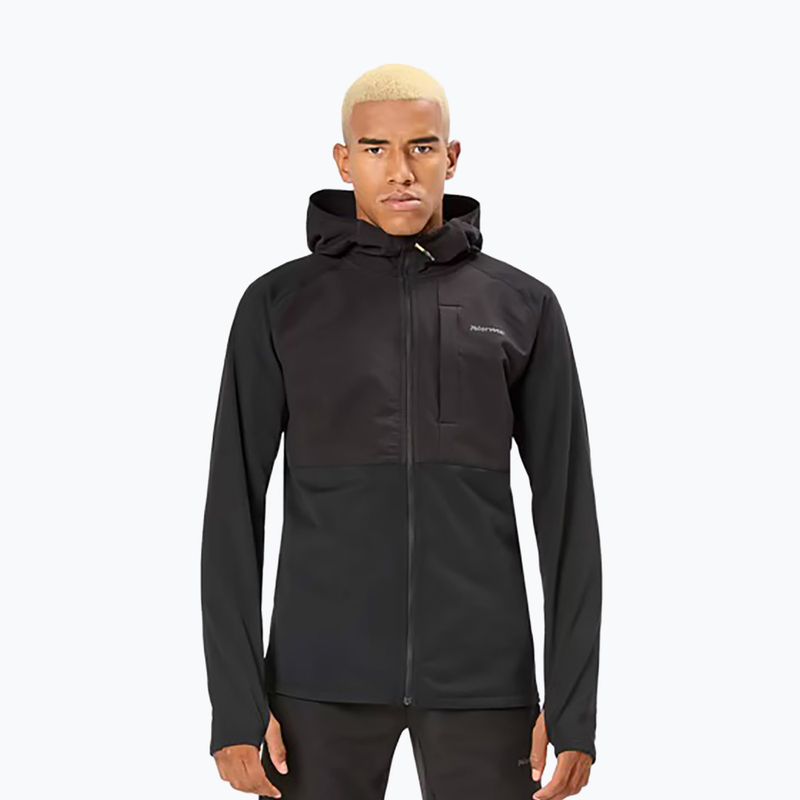 Pánská běžecká bunda NNormal Active Warm svart/black