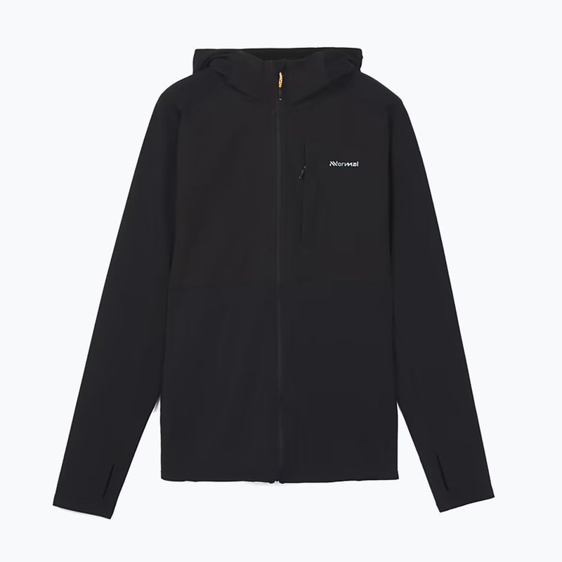 Pánská běžecká bunda NNormal Active Warm svart/black 4