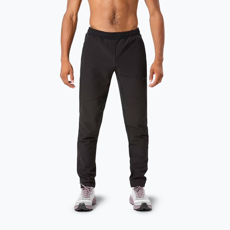 Pánské běžecké kalhoty NNormal Active Warm svart/black