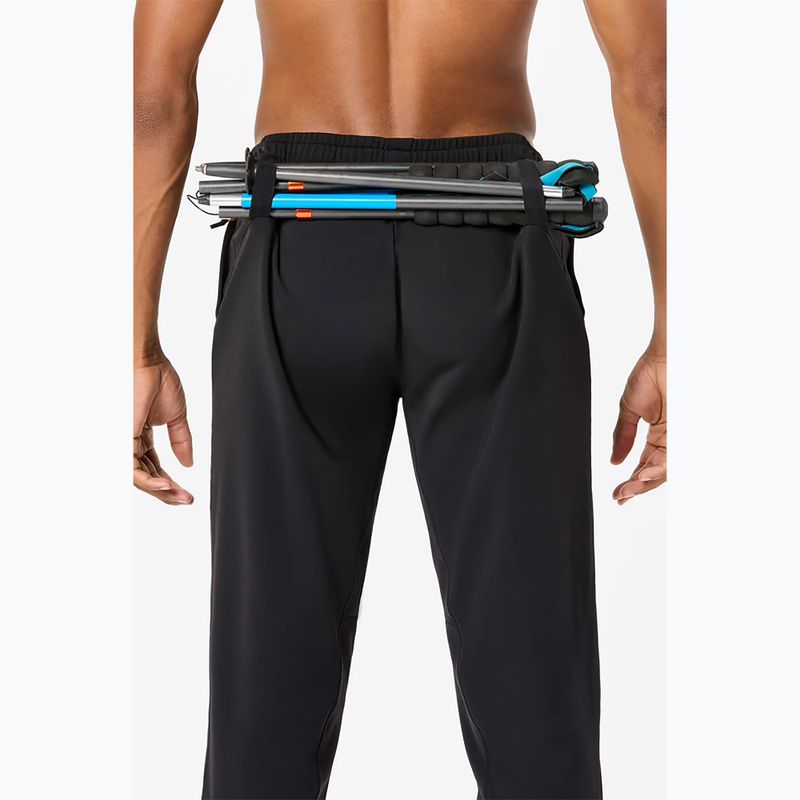 Pánské běžecké kalhoty NNormal Active Warm svart/black 3