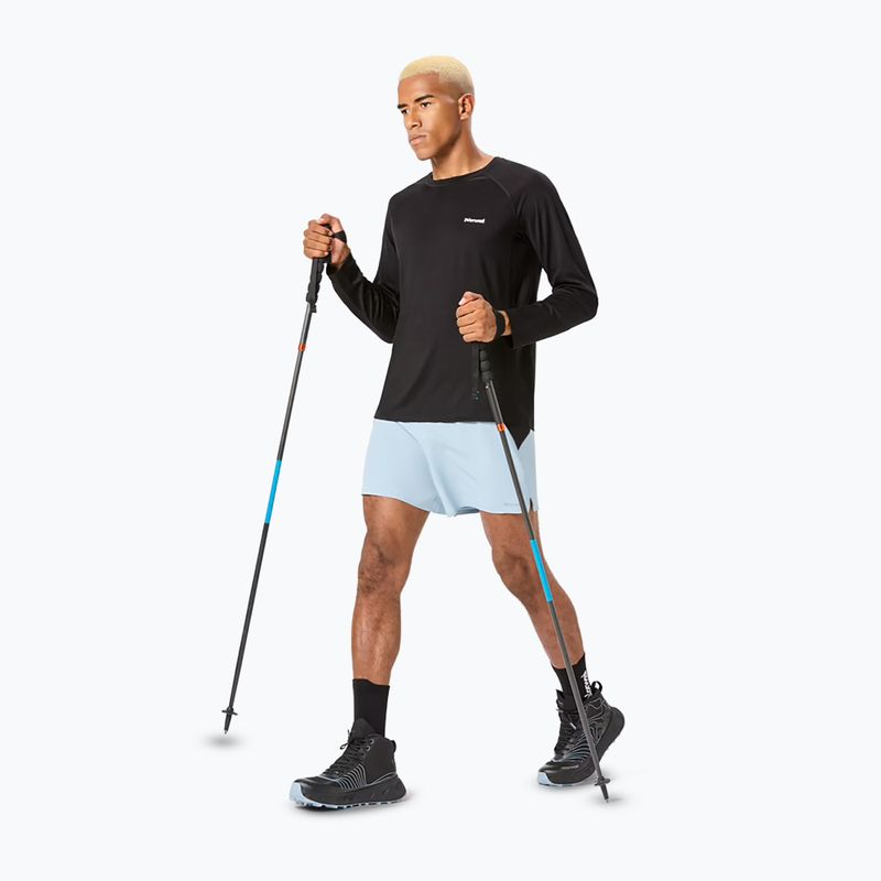 Pánské běžecké tričko Longsleeve NNormal Merino black 2
