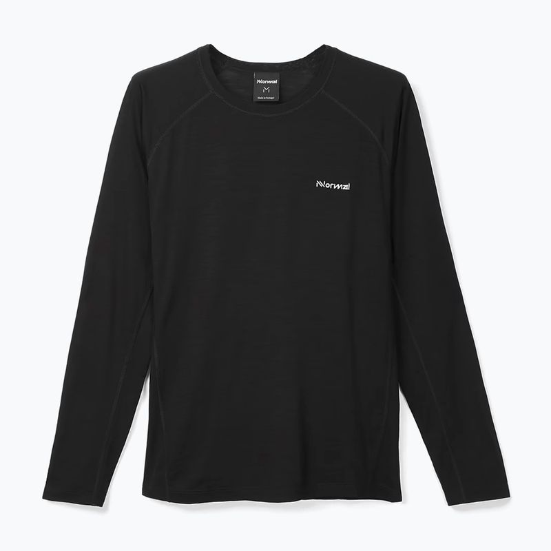 Pánské běžecké tričko Longsleeve NNormal Merino black 5