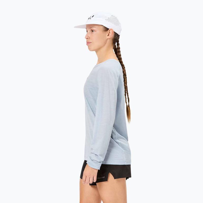Dámské běžecké tričko Longsleeve NNormal Merino blue 3