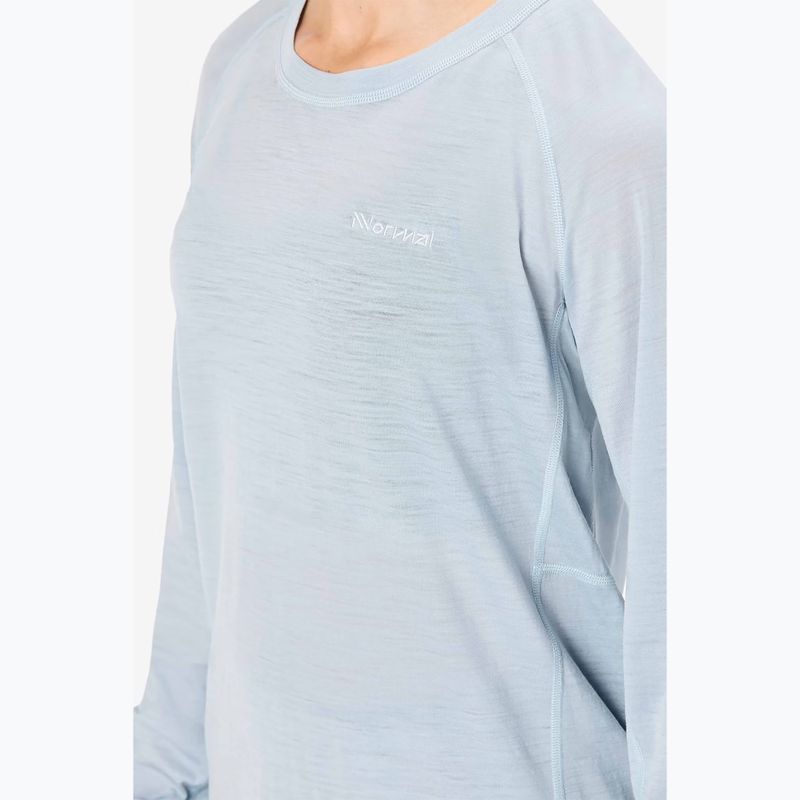 Dámské běžecké tričko Longsleeve NNormal Merino blue 4