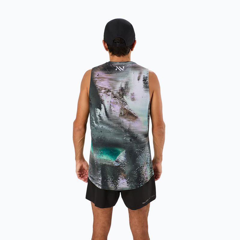 Pánské vícebarevné běžecké tričko NNormal Race Tank 4