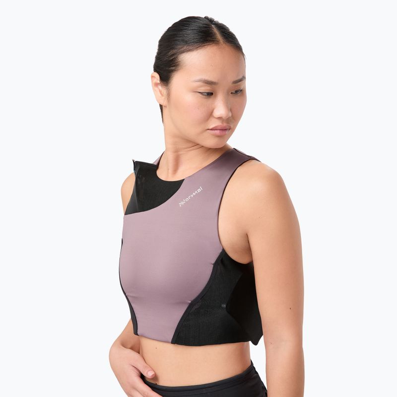 Dámské běžecké tílko tank topNNormal Trail Cropped Top purple 5