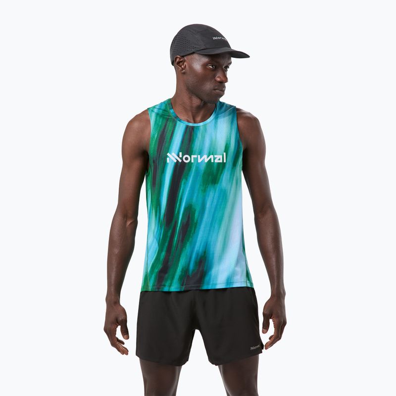 Pánské běžecké tílko tank top NNormal Race Tank multicolor