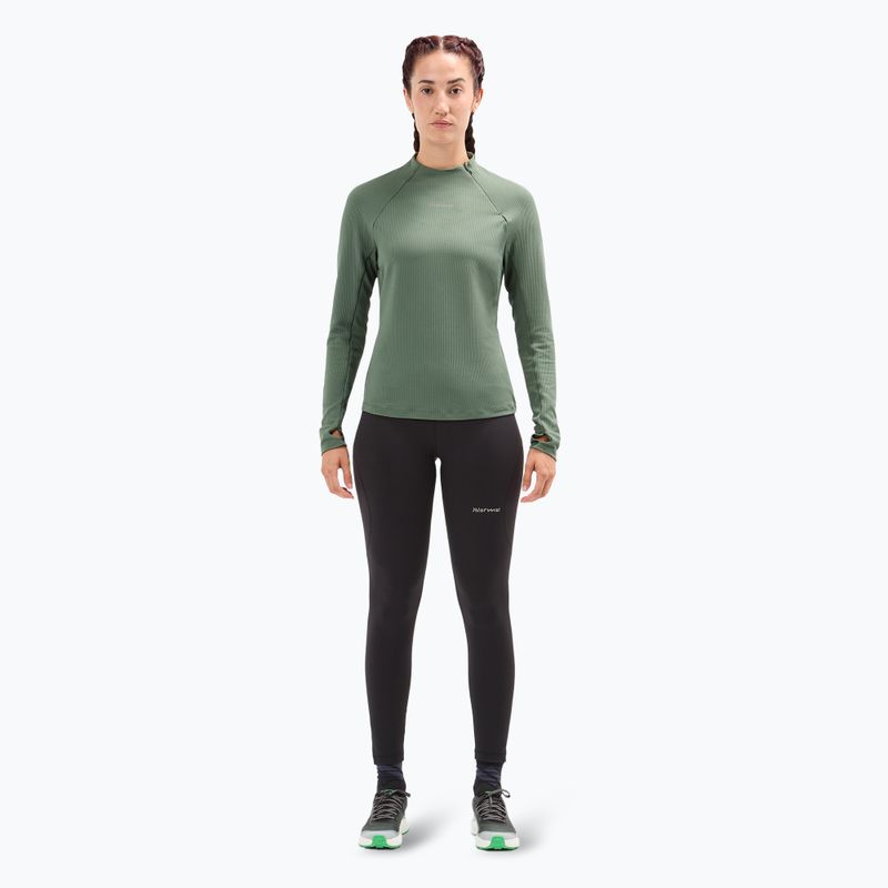 Dámské běžecké tričko longsleeve  NNormal Trail green 4