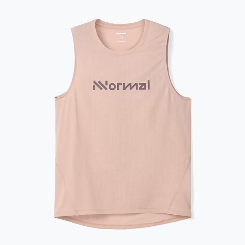 Pánské běžecké tričko NNormal Race Tank dusty pink 3