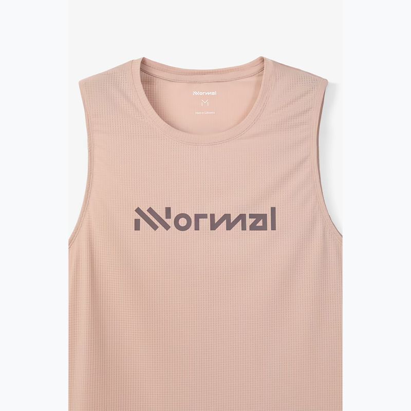 Pánské běžecké tričko NNormal Race Tank dusty pink 4