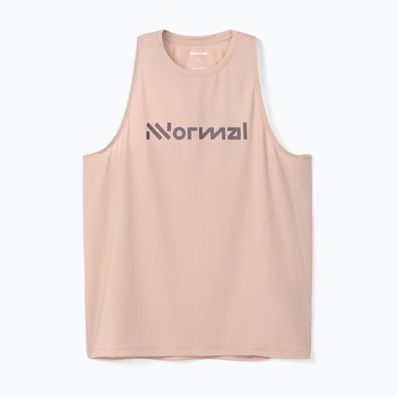 Dámské běžecké tričko NNormal Race Tank dusty pink 3