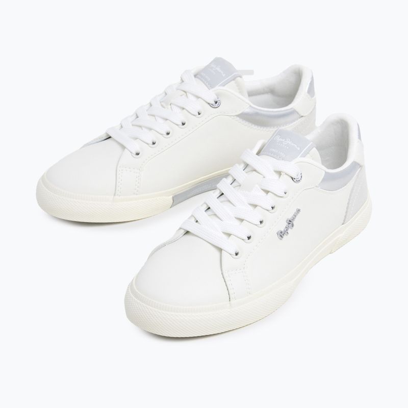 Dámské boty Pepe Jeans Kenton Court silver 10