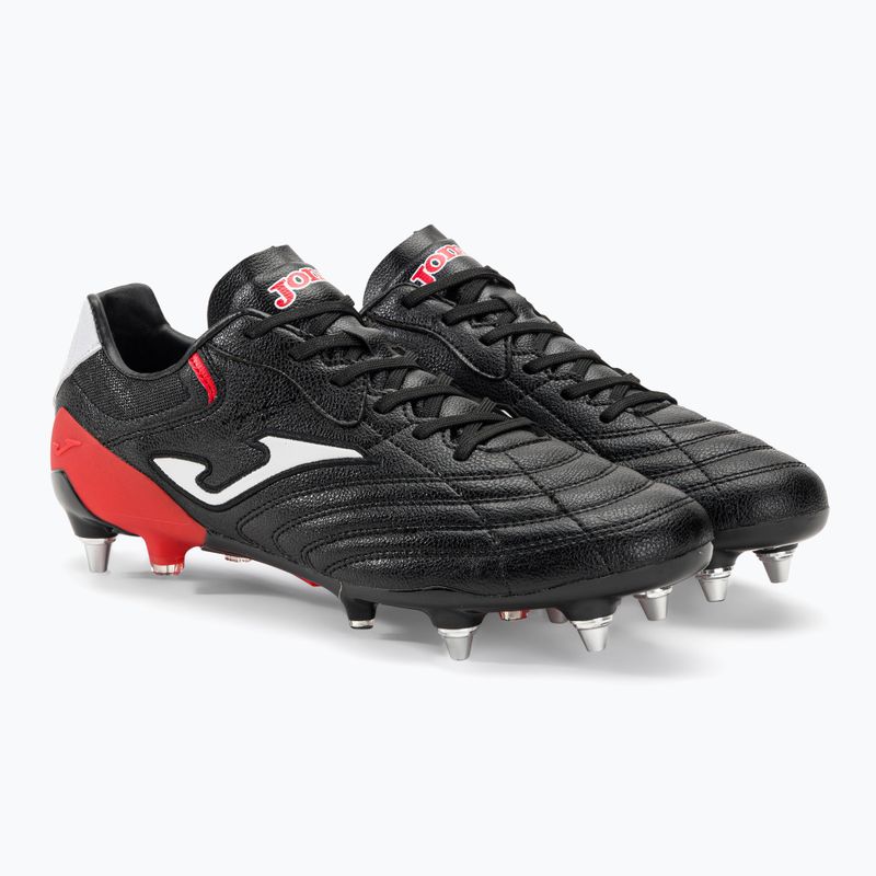 Pánské fotbalové boty Joma Aguila Cup SG black/red 4