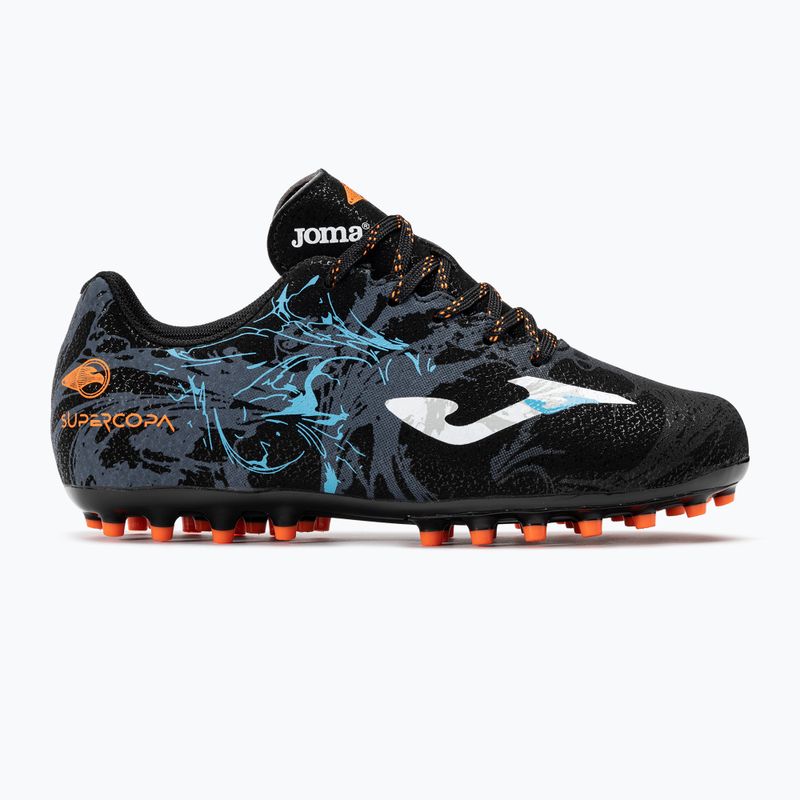 Dětské kopačky Joma Super Copa Jr AG black/turquoise 2