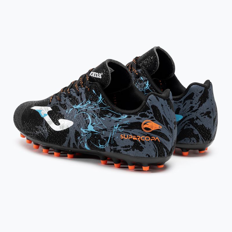 Dětské kopačky Joma Super Copa Jr AG black/turquoise 3