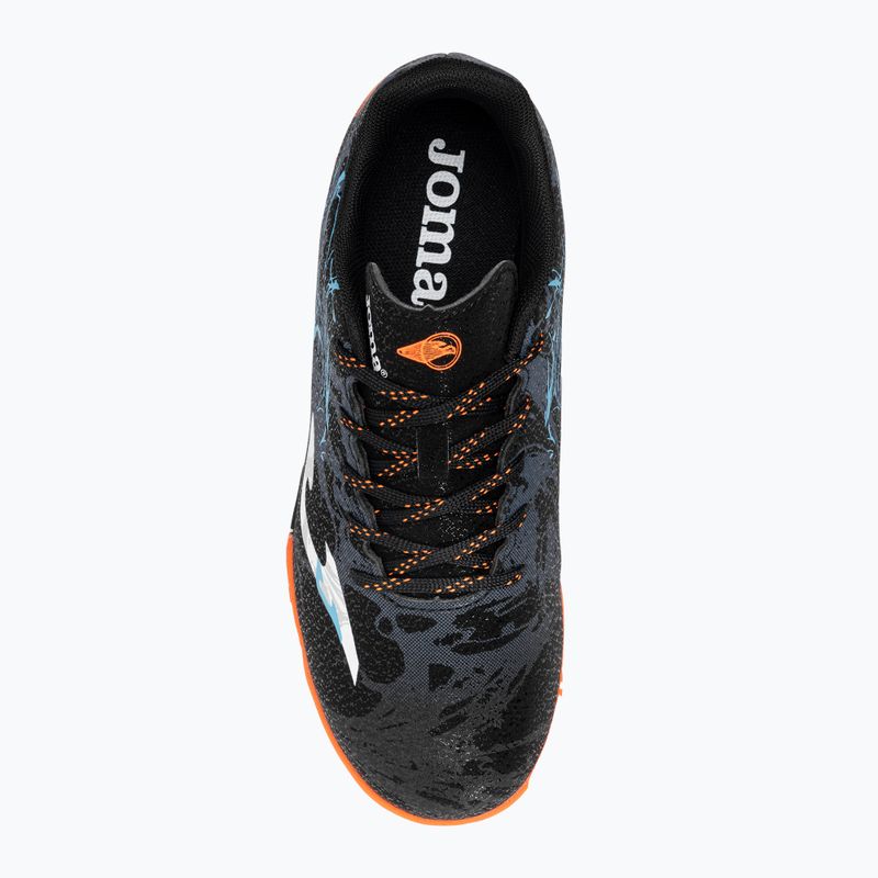 Dětské kopačky Joma Super Copa Jr TF black/turwuoise 6