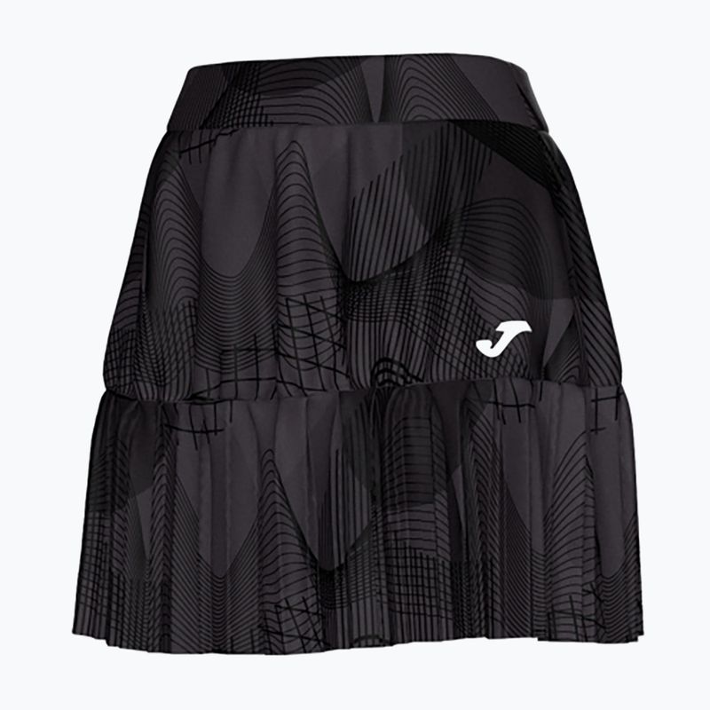 Tenisová sukně Joma Challenge black/grey 3