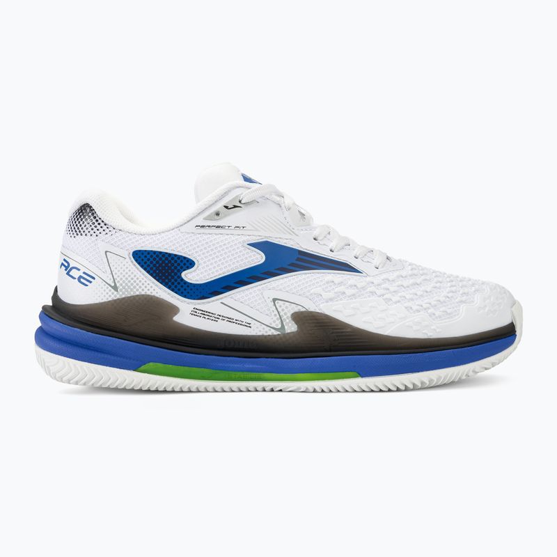 Joma Ace Padel pánská obuv na padel bílá/modrá 2