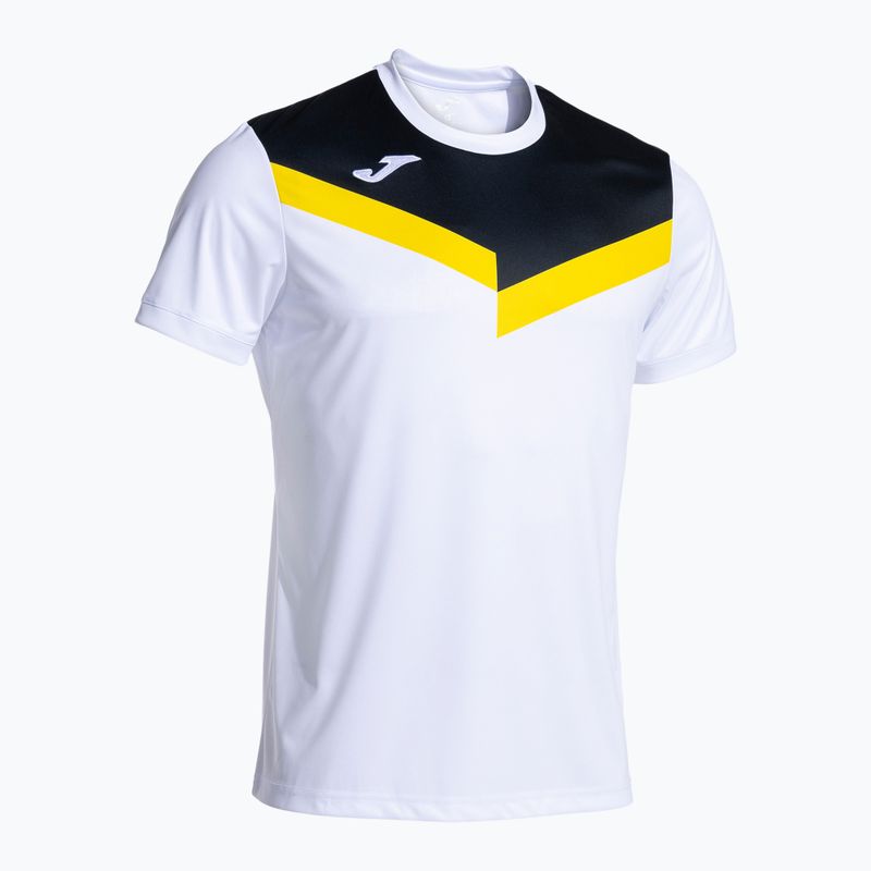 Pánské fotbalové tričko  Joma Court white/black 2
