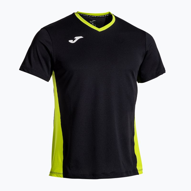 Pánské fotbalové tričko  Joma Court black/green 2