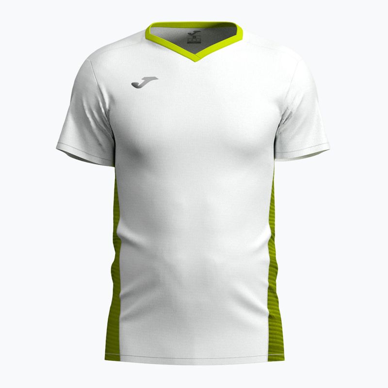 Pánské fotbalové tričko  Joma Court white/green